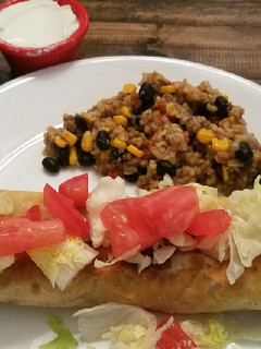 A picture of Crispy Bean Burritos.