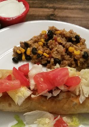 A picture of Crispy Bean Burritos.