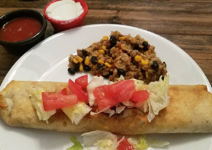 Recipe of Quick Crispy Bean Burritos