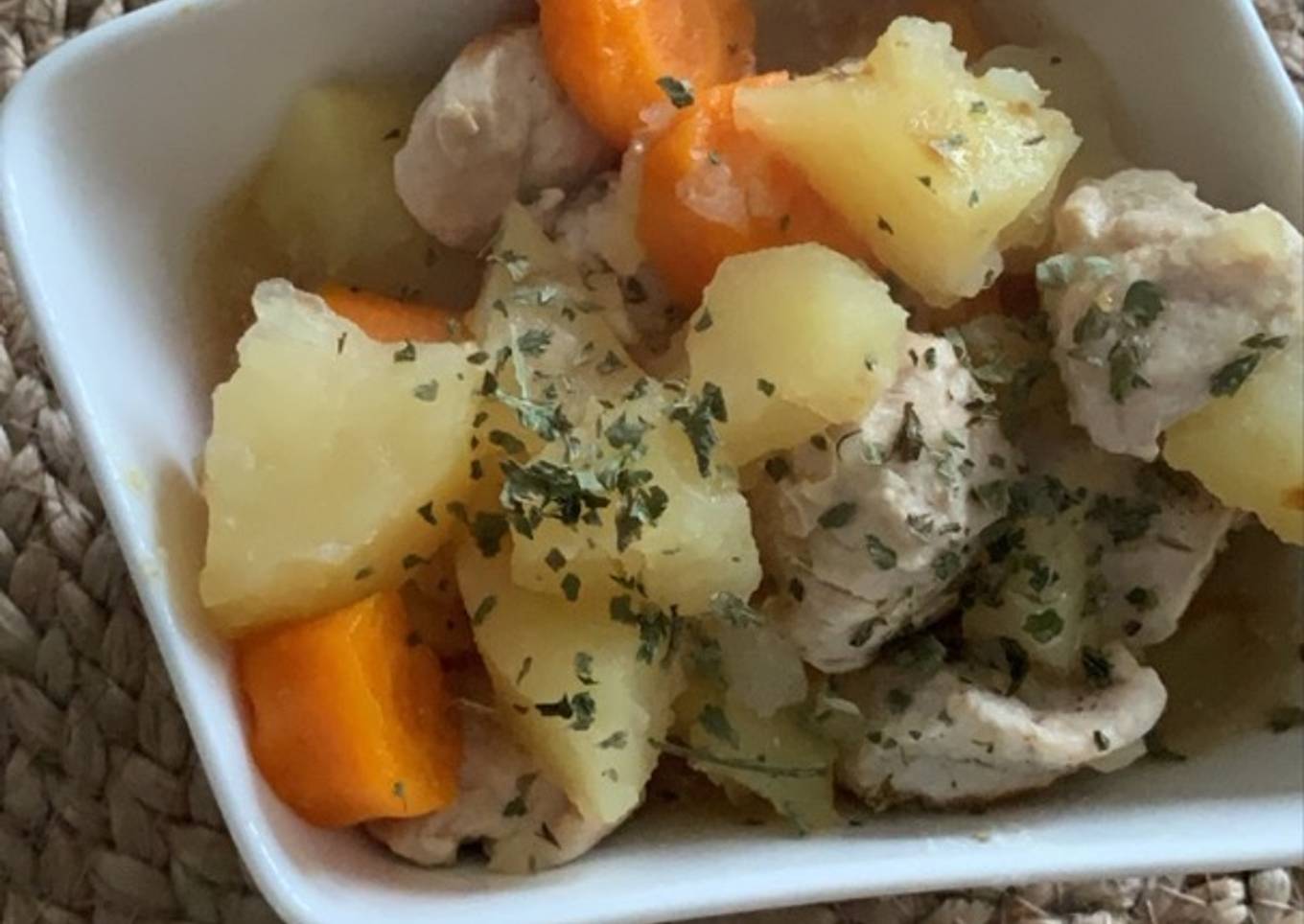 Sauté de dinde aux légumes au Cookeo