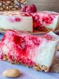 Chilled Kefir Tart with Almond Crust