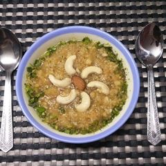 A picture of Watermelon rind halwa (Tarbooj ke chilke ka halwa)In microwave.