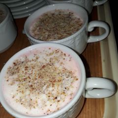 A picture of Kashmiri Chai😋.