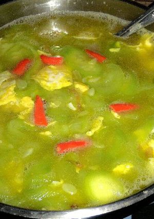 Foto resep Oyong kuah telur