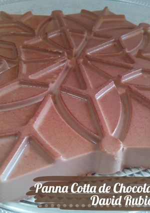 Una foto de Panna Cotta de chocolate con leche