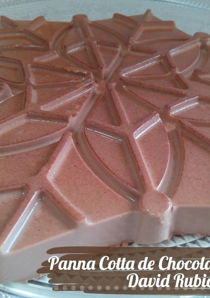Una foto de Panna Cotta de chocolate con leche