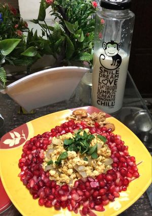 A picture of Anda Bhurji (Indian-Style Scrambled Eggs).