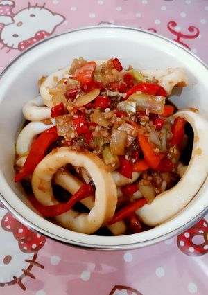 Foto resep Cumi Ring Masak Asin Pedas