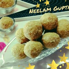 Sesame seeds Mawa Laddoo A picture of Sesame seeds Mawa Laddoo.