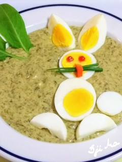 Sóskafőzelék főtt tojással (unokám kedvenc étele) recept fotója