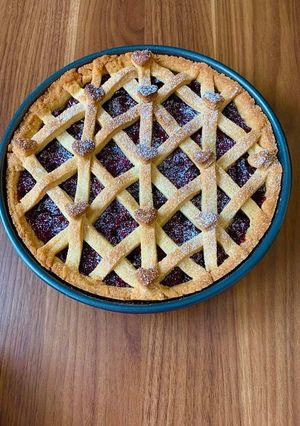 Meggyes amerikai pite recept fotója