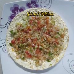 A picture of Masala Papad.