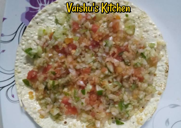 Simple Way to Prepare Quick Masala Papad