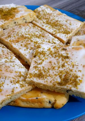 صورة لوصفة كيكة الزعتر بالبنه