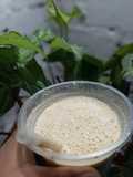 Licuado con leche de almendras