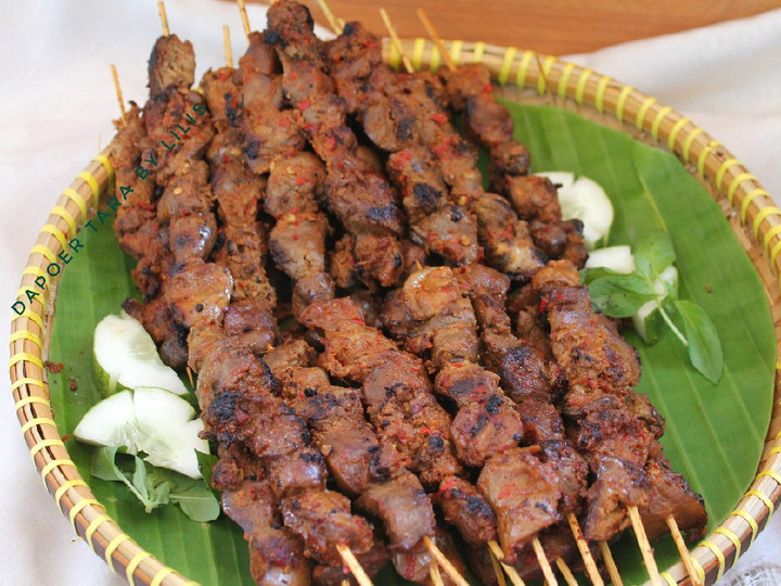 Cara Gampang Membuat Sate Ati Ampela Pedas, Bikin Ngiler