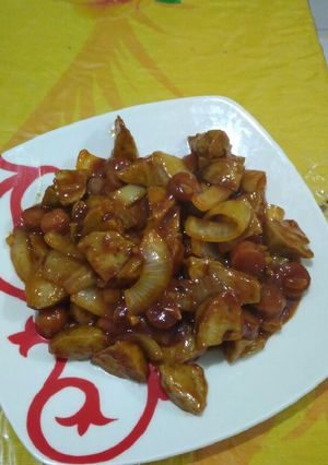 Foto resep 30. Sosis Kecap #BikinRamadanBerkesan