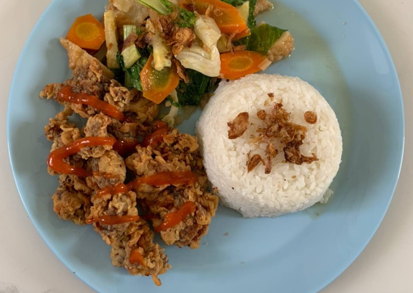 Nasi bestik sapi ala solaria