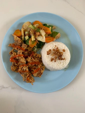 Langkah Mudah untuk Menyiapkan Resep Nasi bestik sapi ala solaria Anti Ribet, Enak