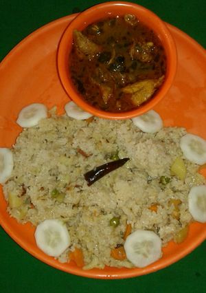A picture of Veg pulao.