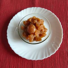 A picture of Amla Sweet pickle with jaggery.