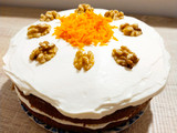 Carrot cake o tarta de zanahoria con frosting de queso 🥕