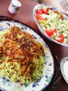 عکسی از دستور عدس پلو مجلسی