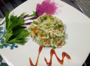 Una foto de Arroz con pollo