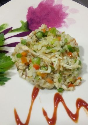 Una foto de Arroz con pollo