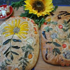 A picture of Focaccia Bread.