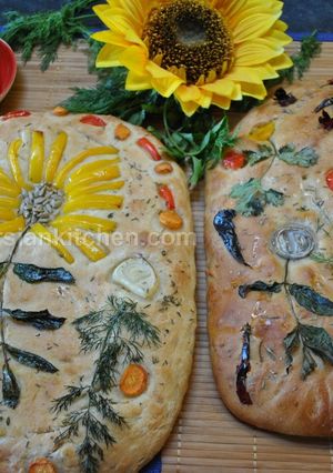 A picture of Focaccia Bread.