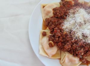 Foto principal de Raviolones de calabaza y queso