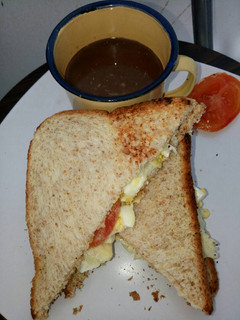 Foto resep Sandwich Telur Low Carbo Simple (egg salad sandwiches)