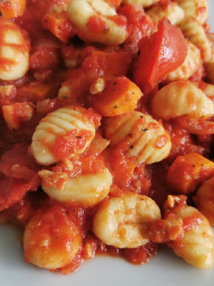 Une photo de Gnocchis à la sauce tomate