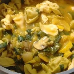 Vegetable Tortellini Soup A picture of Vegetable Tortellini Soup.