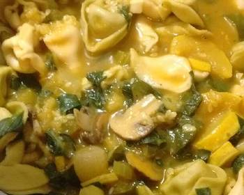 New Recipe Vegetable Tortellini Soup Practical Delicious