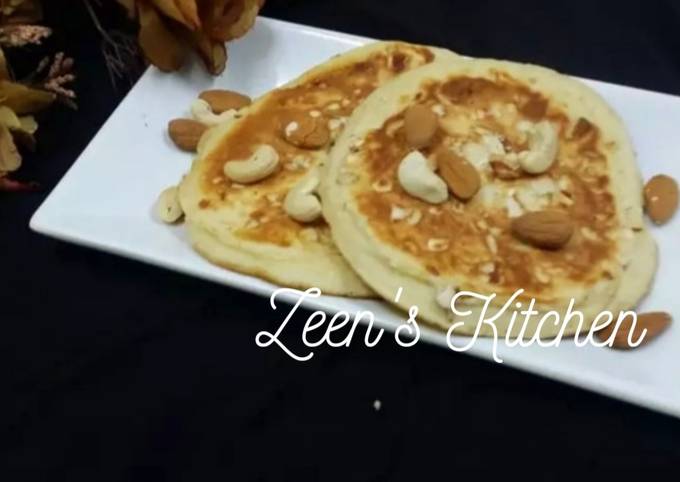 Mixed Dry Fruit Pancakes Recipe