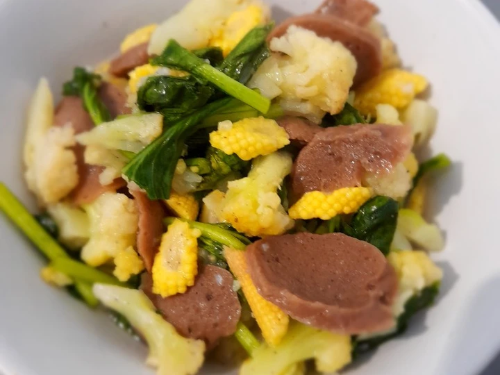 Cara Mudah Menyiapkan Resep Capcai baso sapi yang Enak Banget Anti Ribet, Menggugah Selera