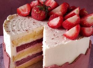 Foto resep Strawberry Cake🍓
