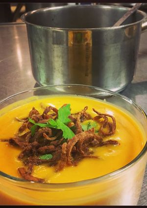 A picture of Thai Curry Butternut Squash Soup.