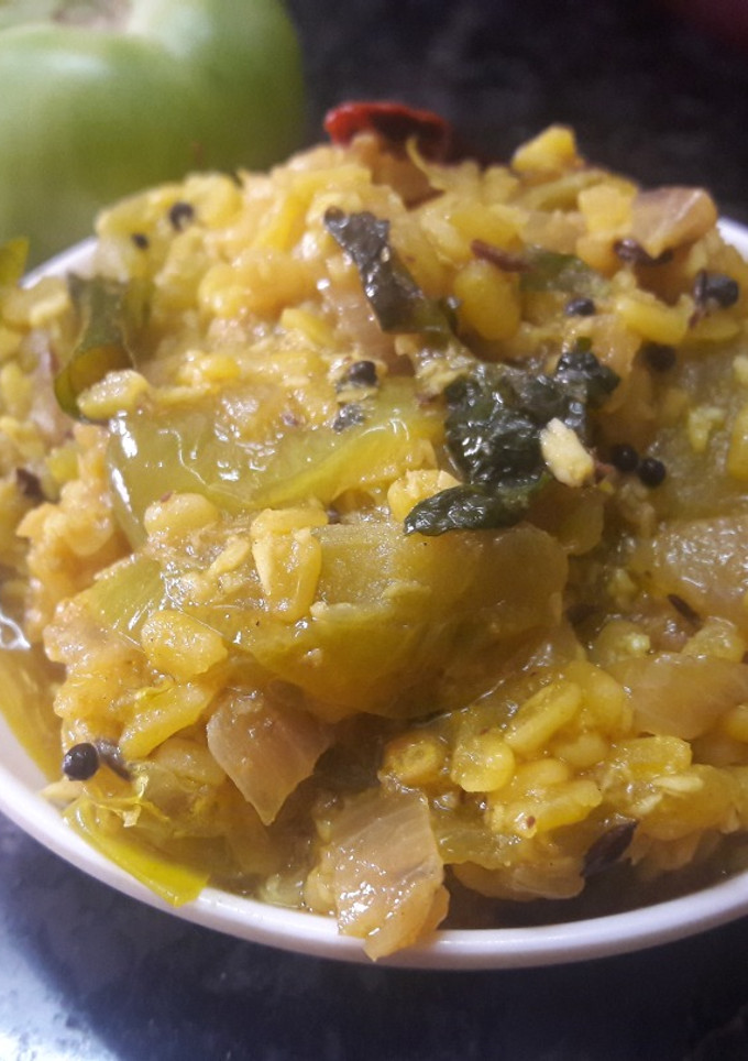 பச்சை தக்காளி  கூட்டு செய்முறை முக்கிய புகைப்படம்