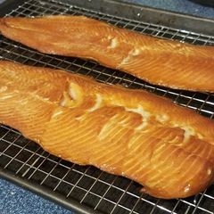 A picture of Salt-Cured and Smoked Lake Trout.