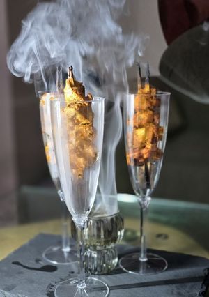 A picture of Air fryer chicken tikka skewers.