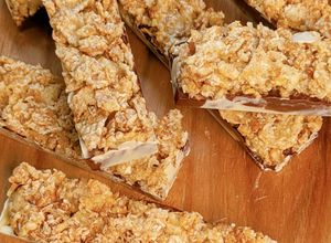 Une photo de Barres de Corn Flakes au chocolat (Vegan, sans gluten)