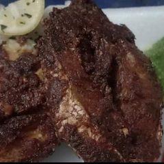 A picture of Lahori fried fish 🐟.