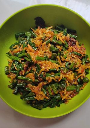 Foto resep Sambal teri kacang panjang