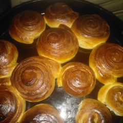 Cinnamon Buns #mystaplefoodrecipecontest A picture of Cinnamon Buns #mystaplefoodrecipecontest.