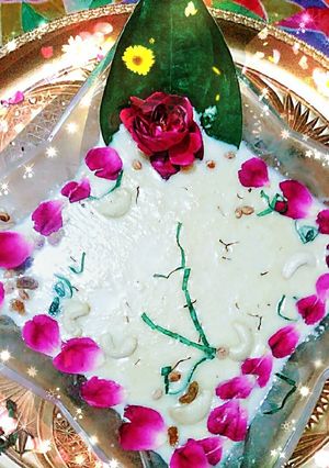 A picture of Pan gulkand kheer.