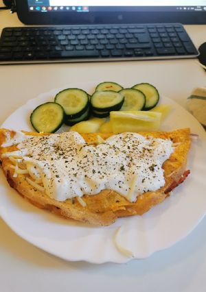 Low-carb "quasadilla" recept fotója
