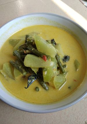 Foto resep Sayur santan labu jipang + kacang panjang